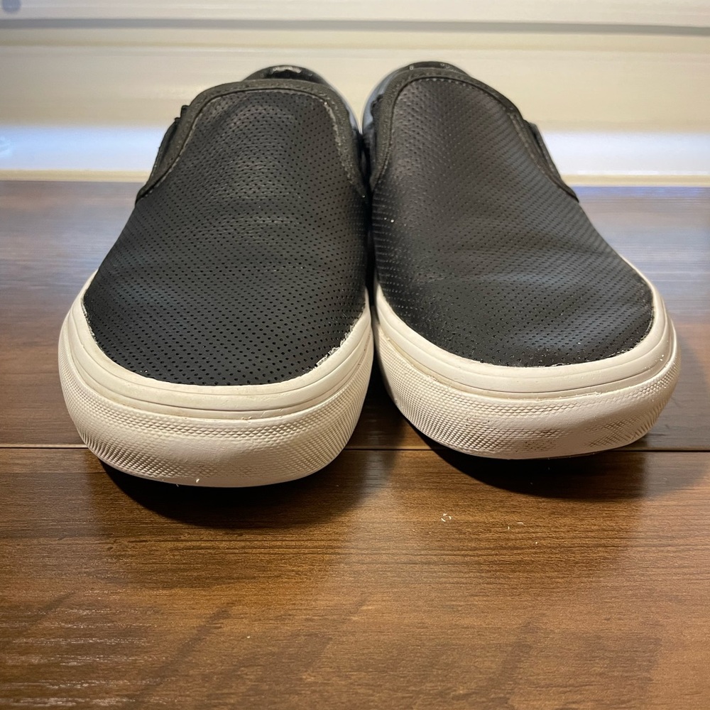Vans Black and White Slip-On Women's shoes